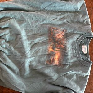 Green Graphic Sweatshirt